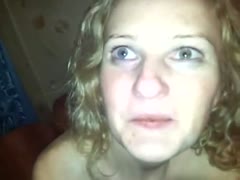 A scat blonde lets her lover know that she's taking advantage of him.
